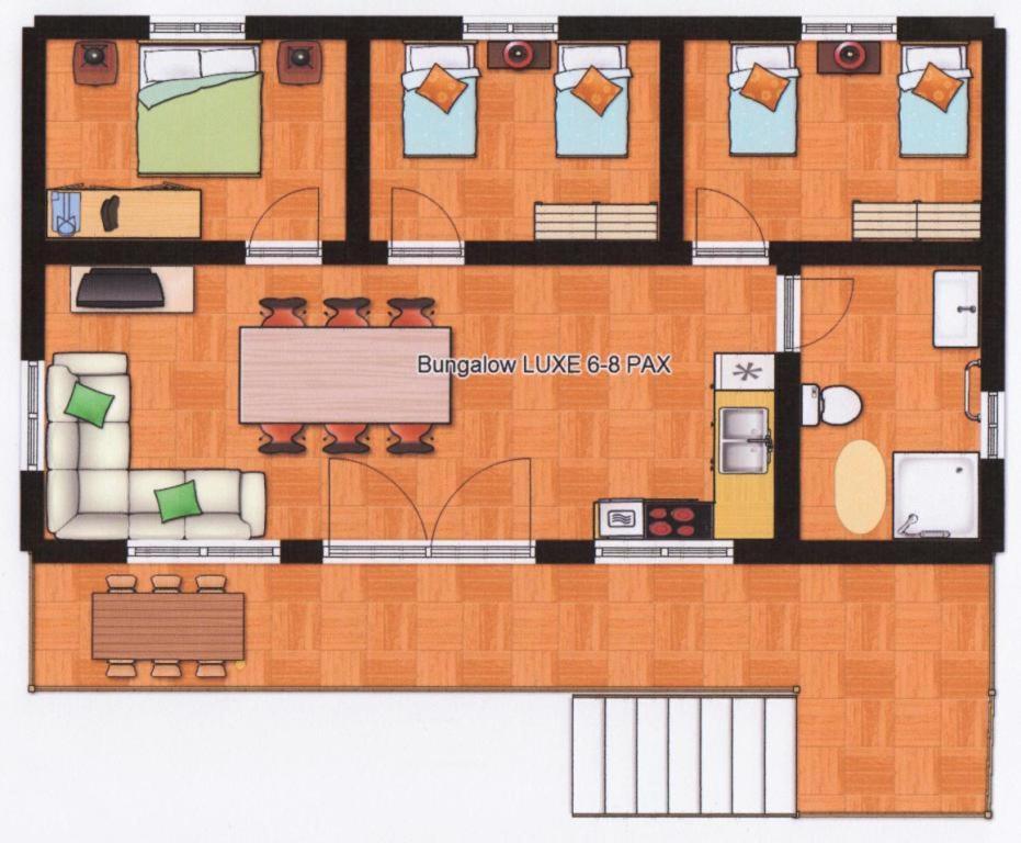 Bungalows Nou Camping La Guingueta D'Aneu Kamer foto